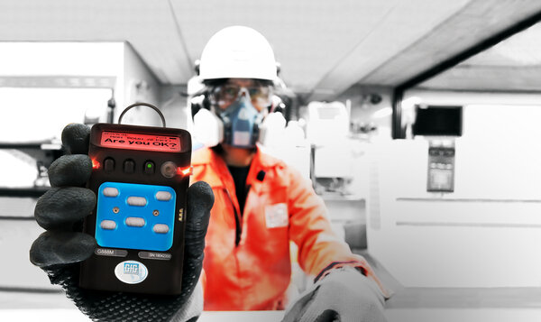 Mobiles Gaswarngerät mit Man-down-Funktion: Microtector III G888M von GfG