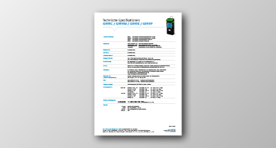 G999 Technical specifications