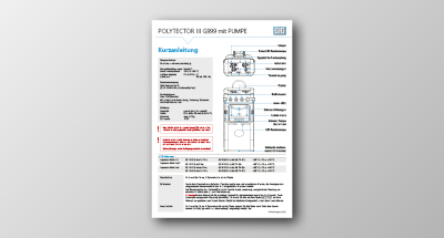 Quick Reference Guide G999 Pump