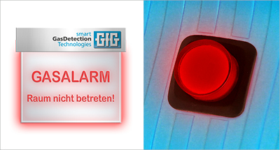 IR22 F button / alarm light