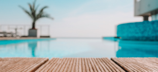 Hotelpool mit Bromgasüberwachung
